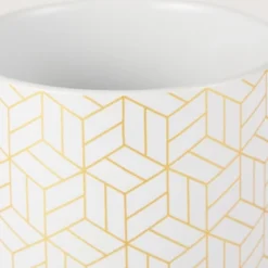 Design Imports White And Gold Mixed Print Ceramic Canister Set/3 16 Design Imports White And Gold Mixed Print Ceramic Canister Set/3 -Design Imports GUEST 00cdf536 5a1c 48fe 9fd2 12c6ef70d327