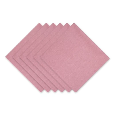 Design Imports Rose Solid Napkin Set/6 9 Design Imports Rose Solid Napkin Set/6 - Image 9
