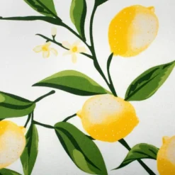Design Imports Lemon Bliss Printed Tablecloth, Lemon Bliss, 52X52" -Design Imports GUEST 01585e70 c30f 48b8 bfde b54e722a3269