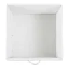 Design Imports Nonwoven Polyester Cube Small Dots French Blue/White Square 11X11X11 Set/4