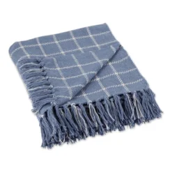 50"x60" Checked Plaid Throw Blanket - Design Imports -Design Imports GUEST 032f031f cec5 4a04 91b5 e2e097c191d4