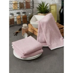 Design Imports Barn Red French Terry Chambray Solid Dishtowel Set/3 -Design Imports GUEST 03e67a71 6c3d 4137 a69e cc1d0e1adb26