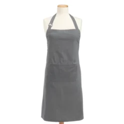 Design Imports Gray Chino Chef Apron -Design Imports GUEST 05116685 58d7 46f2 b419 9322fdf047e8