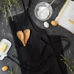 Design Imports Chef Solid X-Large Apron Black -Design Imports GUEST 05449e55 442c 4bc8 ba91 2f24544a6e78