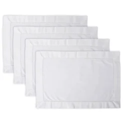 OFF-WHITE HEMSTITCH PLACEMAT SET/4 5 OFF-WHITE HEMSTITCH PLACEMAT SET/4 -Design Imports GUEST 056f88fe 6ad4 43dc 90b4 c36c37f5d9fe