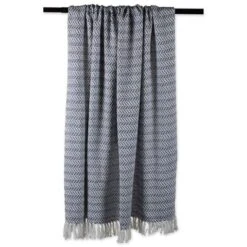 50"x60" Herringbone Chevron Throw Blanket - Design Imports