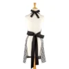 Design Imports Black/White Gingham Apron