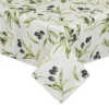 Design Imports Olives Print Outdoor Tablecloth With Zipper 60X120