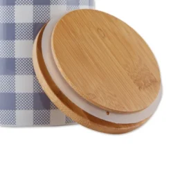 Design Imports Stonewash Blue & White Buffalo Check Ceramic Canister Set/3 15 Design Imports Stonewash Blue & White Buffalo Check Ceramic Canister Set/3 -Design Imports GUEST 0a4ef91a dffc 4fe6 8acb daa6ba7ec01d