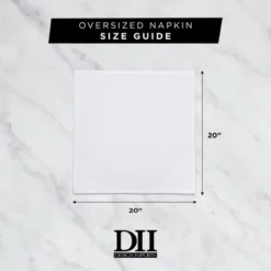 Design Imports Blue Watercolor Paisley Print Outdoor Napkin Set/6