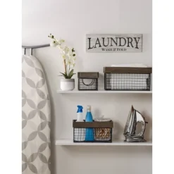 Design Imports Set Of 6 Antique Silver Finish Farm House Baskets 10 Design Imports Set Of 6 Antique Silver Finish Farm House Baskets -Design Imports GUEST 0b2b60d4 e64d 45f0 b74b 2d678f6b177d