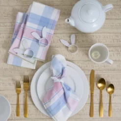 Design Imports Bunny Ears Napkin Ring Set Of 4