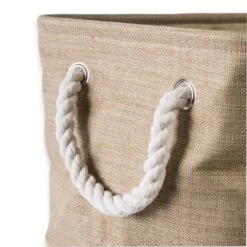 Design Imports Polyester Bin Variegated Taupe Rectangle Small 14X8X9 -Design Imports GUEST 0d3fc2e9 10f3 414f b510 4778fc972af9