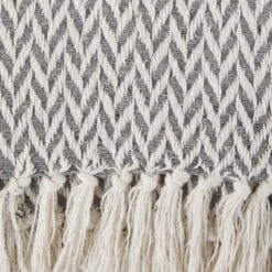 Design Imports Gray Zig-Zag Throw -Design Imports GUEST 0d5aca81 83fb 4c19 b793 1cc1ee92d505