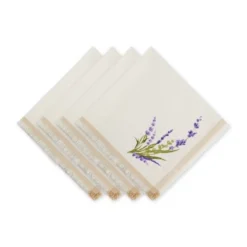 Design Imports Lavender Sprigs Printed Napkin Set/4 -Design Imports GUEST 0d6c1439 ebe5 48b6 848b 5c031f19d961