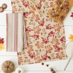 Design Imports Assorted Rustic Leaves Dishtowel (Set Of 2) -Design Imports GUEST 0e2c44b6 e8d0 4990 967a 3c67037065dd