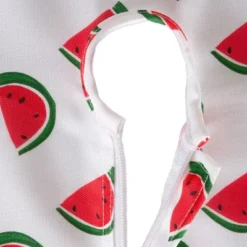 Design Imports Watermelon Print Outdoor Tablecloth With Zipper 60 Round