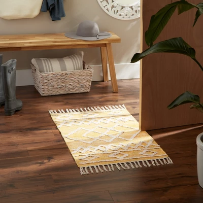 Design Imports Scandinavian Rug - Honey Gold - 2 X 3 Ft 2 Design Imports Scandinavian Rug - Honey Gold - 2 X 3 Ft - Image 2