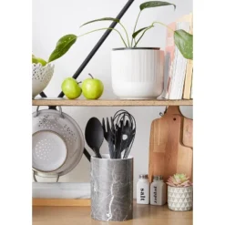 Design Imports Black Marble Ceramic Utensil Holder -Design Imports GUEST 0f8d7f22 1f0c 47e5 abfd 2d0c5c9d16ad