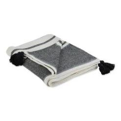 2-Tone Chevron Striped Throw Blanket - Design Imports -Design Imports GUEST 1019f3a1 44f6 4112 8326 de44f9ef0961