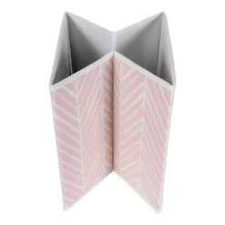 Set Of 2 11" X 11" X 11" Nonwoven Polyester Herringbone Square Storage Cube Mauve - Design Imports -Design Imports GUEST 10cf2512 9c18 4b78 95b7 11d78f6df154
