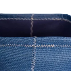 Design Imports Poly Bin Zig-Zag Stitch Variegated Blue Trapezoid 11X11X11 Set/2 -Design Imports GUEST 1235e125 76be 4a01 9825 727f6580e715 1