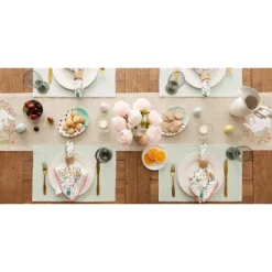 Design Imports Misty Blue Dobby Dots Rib Placemat Set/6 -Design Imports GUEST 12bf4a5f 1229 4d49 95bb 31c2a82ee7e8