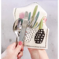 Design Imports Swedish Dishcloth Set/3, Reusable & Absorbent, Succulents -Design Imports GUEST 12d71541 5d00 4413 8e24 6a20711e6f0c