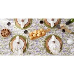 Design Imports Lavender Fields Printed Tablecloth 52X52 -Design Imports GUEST 132fb5b5 ea05 411c 8aaa ddf2575d7415