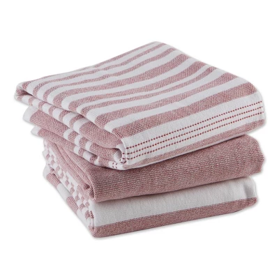 Design Imports Barn Red Asst French Terry Dishtowel Set/3 1 Design Imports Barn Red Asst French Terry Dishtowel Set/3