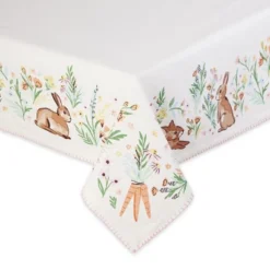 Design Imports Spring Bunny Hop Printed Tablecloth - 60 X 84" -Design Imports GUEST 14874889 d8f8 40ba aed8 a2d0b188717b
