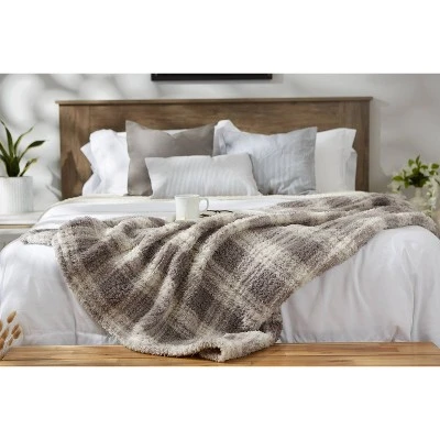 50"x60" Farmhouse Plaid Plush Throw Blanket - Design Imports 12 50"x60" Farmhouse Plaid Plush Throw Blanket - Design Imports - Image 12