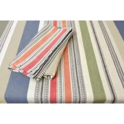Design Imports Stripe Tablecloth, Warm Stripe, 60X84" -Design Imports GUEST 15633a7a 8c0c 4b46 a559 bdb3c1ade9a9