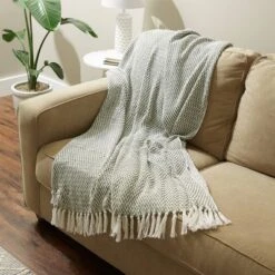 50"x60" Woven Throw Blanket - Design Imports 17 50"x60" Woven Throw Blanket - Design Imports -Design Imports GUEST 157d3aab 4301 48dd b5e6 9e04d6d31d3a