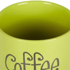 Design Imports Avocado Coffee/Sugar/Tea Ceramic Canister Set/3 -Design Imports GUEST 15b3a90e e9d5 4558 826b 90a4491925e5