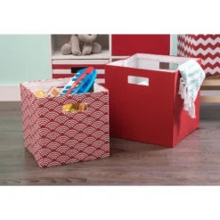 Polyester Cube Solid Rust Square 11x11x11 -Design Imports GUEST 170b2d67 77bd 4589 b000 15d2a4c8d045