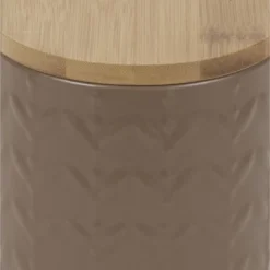 Design Imports Mushroom Matte Retro Vine Texture Ceramic Canister Set/3 -Design Imports GUEST 1751049a 6615 41ab 9b4c 06a48ba06a28