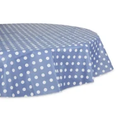 Design Imports Stonewash Blue Polka Dot Vinyl Tablecloth 70 Round 9 Design Imports Stonewash Blue Polka Dot Vinyl Tablecloth 70 Round -Design Imports GUEST 188aee57 6e4b 40a1 a93e f7bd0e1080e5