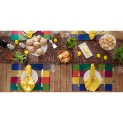 Design Imports Indian Inspired Summer Ribbed Placemat Set/6 -Design Imports GUEST 18bf7e90 3a1d 4c6f b4b0 397b4ecf9fd1