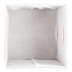 Design Imports Polyester Cube Stripe Spice Square 13X13X13