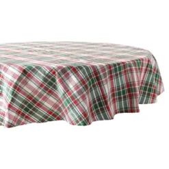 Design Imports Yuletide Plaid Tablecloth 70 Round -Design Imports GUEST 1a2cb643 c78f 4084 88a7 efd26dfb9451
