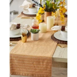 Design Imports Gingham Check Table Runner, Pumpkin Spice, 14X108" 13 Design Imports Gingham Check Table Runner, Pumpkin Spice, 14X108" -Design Imports GUEST 1a39de01 5b2b 4a91 aea5 1a65e50fd656