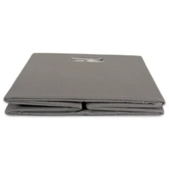 Polyester Cube Solid Gray Square 11x11x11 -Design Imports GUEST 1a40fa15 c668 4618 9c81 fcf40be804fb