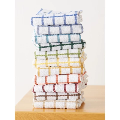 Design Imports Terry Windowpane Dishtowel Set 4 Piece, 16X26", Eggplant 6 Design Imports Terry Windowpane Dishtowel Set 4 Piece, 16X26", Eggplant - Image 6