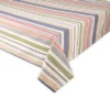 Design Imports Stripe Tablecloth, Warm Stripe, 60X104"