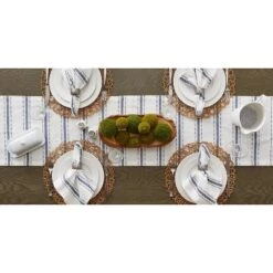 Design Imports French Blue Zig Dobby Stripe Napkin Set/6 -Design Imports GUEST 1d0a0776 dec5 4a79 bac8 72caf5da8755