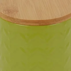 Design Imports Avocado Matte Retro Vine Texture Ceramic Canister Set/3 17 Design Imports Avocado Matte Retro Vine Texture Ceramic Canister Set/3 -Design Imports GUEST 1e15c20a 11b9 454c b38c 20f65c282acc