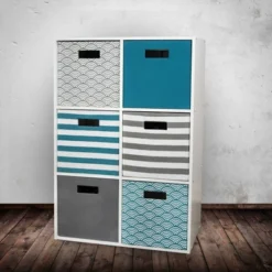 Polyester Cube Solid Gray Square 11x11x11 -Design Imports GUEST 1ed0ea8b 75e3 428d b316 aedf4b006b2a