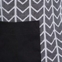 Design Imports Black/White Herringbone Chef Apron -Design Imports GUEST 1ee3277c d819 418b a8d4 e8ab7083a503