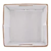 Design Imports Polyester Cube Solid Cinnamon Square 13X13X13